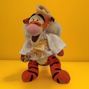 8" Disney Winnie the Pooh Tigger ANGEL Disney Store Plush Doll 2000